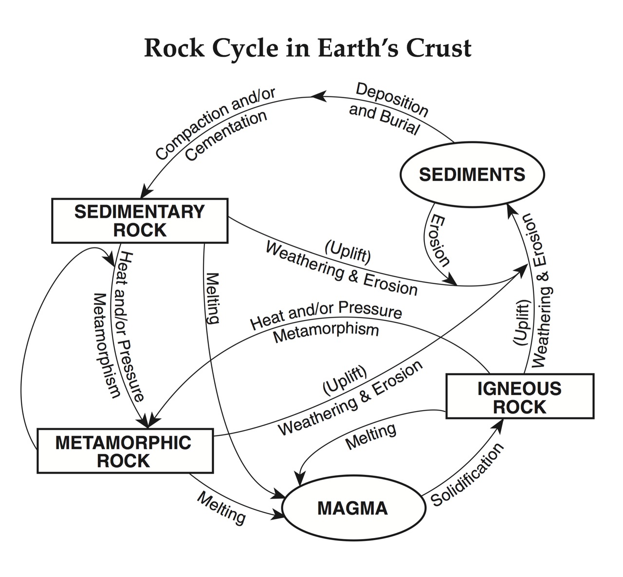 Pin By Lisa Moorman On Geology Rock Cycle Rock Cycle Activity Rock Cycle Project